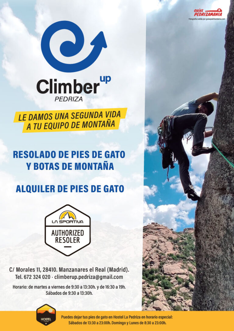 Climber Up Pedriza cartel 1 768x1085
